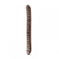 Dr. Skin - Realistische Dubbele Dildo 45 cm - Chocolate
